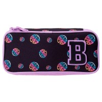 канцеларски,принадлежности,bejo,pencilo,ii,pencil,case,black,orchid,bloom,(black)