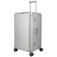 куфари,travelite,next,4w,trunk,l,trolley,bag,silver