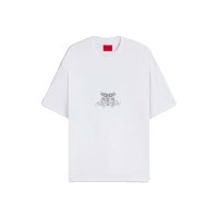 тениска,мъжки,тениски,hugo,duarms,t,shirt,white,(white)