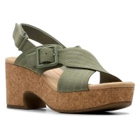 сандали,дамски,сандали,и,чехли,clarks,shoes,nerisa,west,heel,sandals,sage,nubuck,(green)