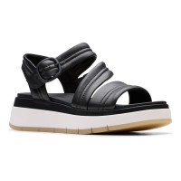 сандали,дамски,сандали,и,чехли,clarks,shoes,tuscan,strap,sandals,black,(black,leather)