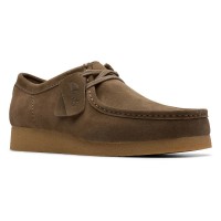 обувки,мъжки,обувки,clarks,shoes,wallabee,evo,shoes,brown,(dark,olive,suede)