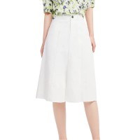 пола,дамски,поли,и,рокли,lily,vintage,split,denim,skirt,white