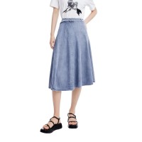 пола,дамски,поли,и,рокли,lily,vintage,umbrella,denim,skirt,pale,blue,(blue)