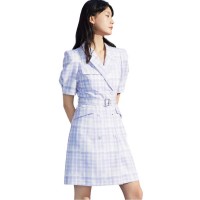 сако,дамски,поли,и,рокли,lily,waist,slimming,blazer,dress,lilac,(purple)