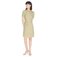 рокля,дамски,поли,и,рокли,lily,western,style,short,sleeve,long,dress,yellow,khaki,(beige)