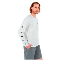 тениска,мъжки,тениски,fundango,essential,graphic,long,sleeve,t,shirt,white