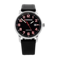 часовник,часовници,wenger,19041127,watch,silver,(black)