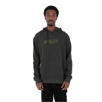 суичър,мъжки,пуловери,hurley,fan,font,hoodie,cargo,(grey)