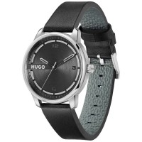 часовник,часовници,hugo,1530362,3,atm,42,mm,watch,silver,(blakc,leather,black)