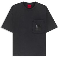 тениска,мъжки,тениски,hugo,darfel,t,shirt,black