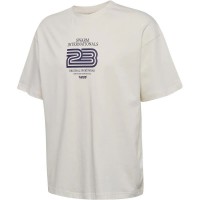 тениска,мъжки,тениски,дамски,тениски,hummel,loose,23,short,sleeve,t,shirt,beige,(blanc,de,blanc)