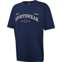 тениска,мъжки,тениски,hummel,loose,club,sportswear,short,sleeve,t,shirt,dress,blues,(blue)