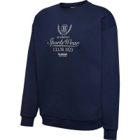 блуза,мъжки,пуловери,дамски,пуловери,hummel,loose,club,sportswear,sweatshirt,blue,(dress,blues)