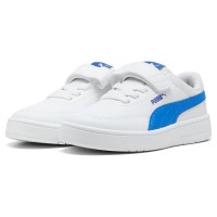 маратонки,детски,маратонки,puma,court,classic,clean,ac+,ps,trainers,white,mountain,blue,(white)