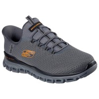 маратонки,мъжки,маратонки,skechers,glide,step,noxus,trainers,charcoal,mesh,orange,pu,(grey)
