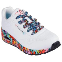 маратонки,дамски,маратонки,skechers,uno,ravaged,love,trainers,white,duraleather,multi,trim,(white)