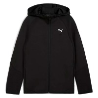 блуза,детски,блузи,puma,evostripe,full,zip,sweatshirt,black,(black)