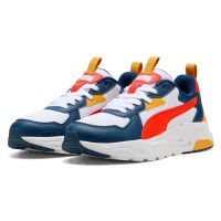 маратонки,детски,маратонки,puma,trinity,lite,trainers,white,fierce,red,persian,blue,(white)