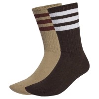 чорапи,мъжки,чорапи,adidas,originals,ribbed,crew,socks,2,units,trace,khaki,dark,brown,(brown)