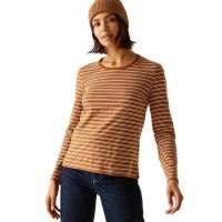 тениска,дамски,тениски,regatta,federica,long,sleeve,t,shirt,brown,(glazed,ginger,light,violet)