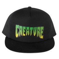 шапка,всички,шапки,creature,logo,mesh,trucker,structured,cap,black