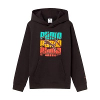 суичър,детски,блузи,puma,graphic,logo,colour,hoodie,black,(black)