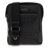 чанти,за,през,рамо,guess,boston,flat,crossbody,black