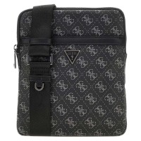 чанти,за,през,рамо,guess,milano,flat,crossbody,dark,black,(black)
