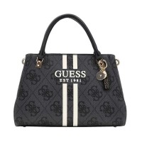 чанта,всички,чанти,guess,noelle,ii,luxury,satchel,bag,coal,logo,(black)