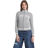 блуза,дамски,пуловери,дамски,плетени,дрехи,guess,jeans,intarsia,sweater,medium,grey,heath,(grey)