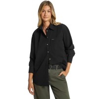 риза,с,дълъг,ръкав,дамски,ризи,мъжки,ризи,guess,jeans,oversize,pocket,long,sleeve,shirt,black,(jet,black,a996)