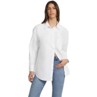 риза,с,дълъг,ръкав,дамски,блузи,дамски,ризи,guess,jeans,oversize,pocket,long,sleeve,shirt,pure,white,(white)
