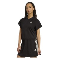 блуза,с,яка,дамски,тениски,adidas,stadium,3,stripes,tennis,inspired,jacquard,polo,short,sleeve,t,shirt,black,off,white,(black)