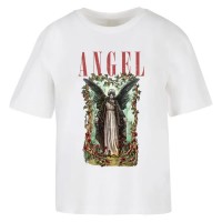 тениска,дамски,тениски,miss,tee,angel,short,sleeve,t,shirt,white,(multicolor)