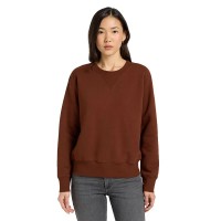 блуза,дамски,блузи,lee,112371293,sweatshirt,luxe,brown,(brown)
