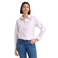 риза,с,дълъг,ръкав,дамски,блузи,дамски,ризи,lee,all,purpose,long,sleeve,shirt,pinky,plum,(purple)