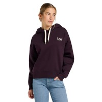 суичър,дамски,блузи,lee,essential,hoodie,purple,(deep,wine)