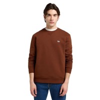 блуза,мъжки,пуловери,lee,patch,sweatshirt,brown,(luxe,brown)