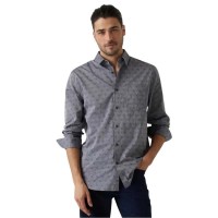 риза,с,дълъг,ръкав,мъжки,ризи,guess,m5gh65wfxx1,long,sleeve,shirt,blue,4g,logo,combo,(grey)