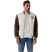 яке,мъжки,якета,guess,m5rl19wgu82,bomber,jacket,sand,vanilla,cream,b,(white)