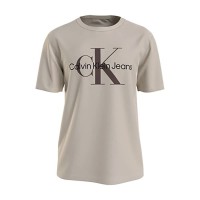 тениска,мъжки,тениски,дамски,тениски,calvin,klein,j30j320806,short,sleeve,t,shirt,beige,(raw)