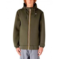 блуза,мъжки,пуловери,k,way,rainer,spacer,full,zip,sweatshirt,green,(khaki)