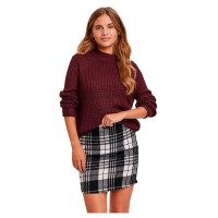 блуза,дамски,пуловери,дамски,плетени,дрехи,vero,moda,lea,high,neck,sweater,red,(garnet)