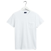 тениска,мъжки,тениски,gant,2001,2003042,camiseta,short,sleeve,t,shirt,white