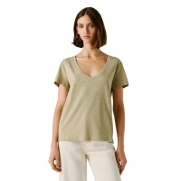 тениска,мъжки,тениски,дамски,тениски,pepe,jeans,megan,short,sleeve,v,neck,t,shirt,green,(light,khaki,green)