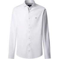 риза,с,дълъг,ръкав,мъжки,ризи,hackett,flannel,tape,long,sleeve,shirt,optic,white,(white)