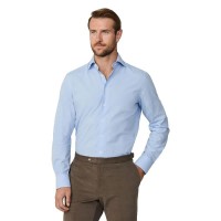 риза,с,дълъг,ръкав,мъжки,ризи,hackett,formal,gingham,long,sleeve,shirt,sky,blue,(blue)
