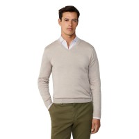 блуза,мъжки,пуловери,hackett,gmd,merino,silk,v,neck,sweater,stone,beige,(beige)