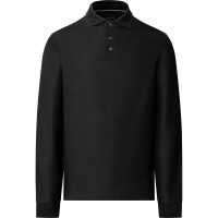 мъжки,блузи,с,яка,hackett,hbone,jacquard,long,sleeve,polo,forest,night,green,(black)